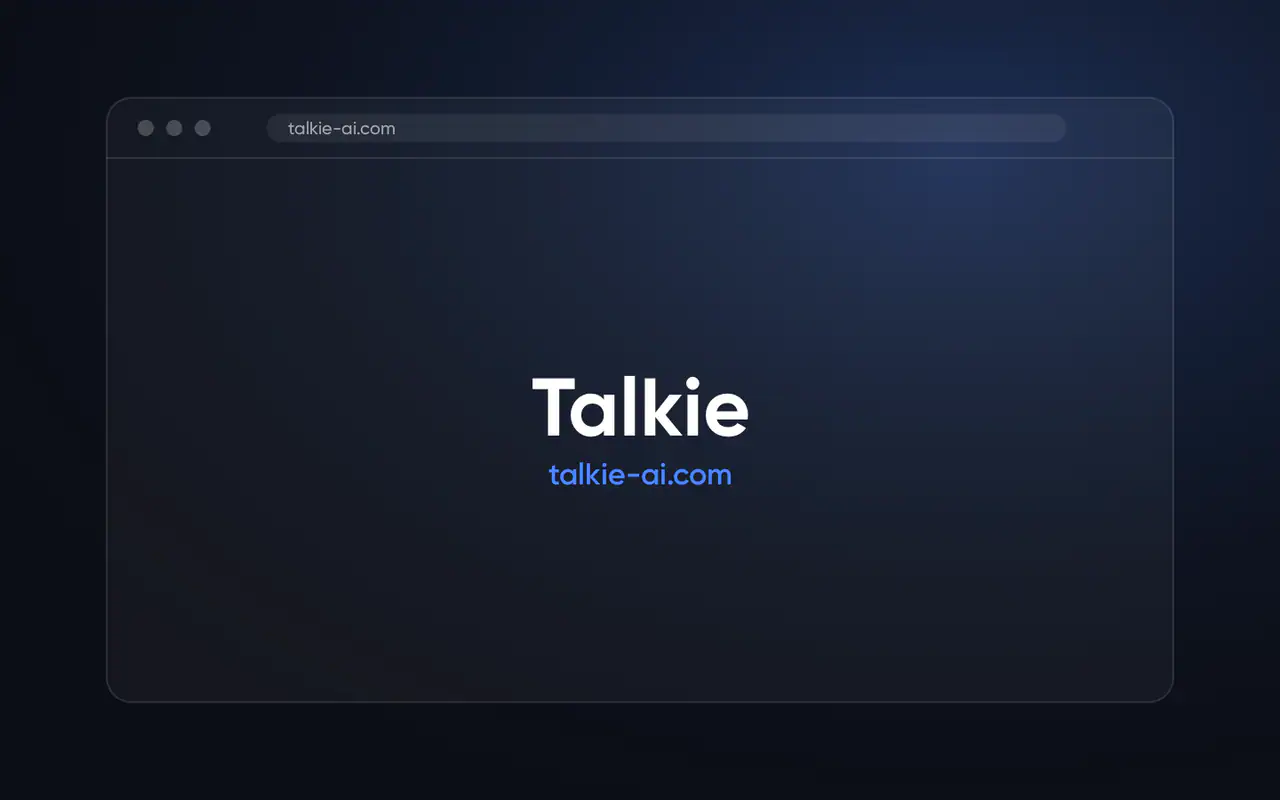 Talkie: официальный сайт talkie-ai.com