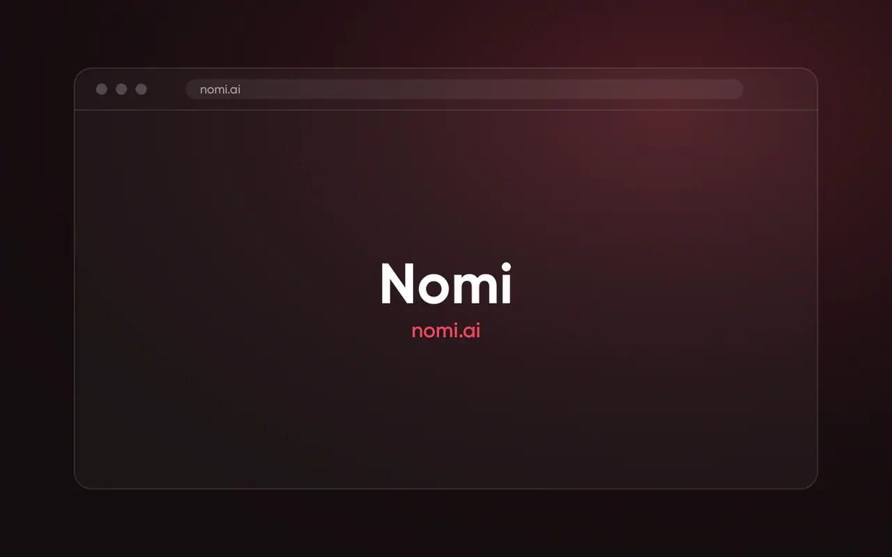 Nomi: official website nomi.ai