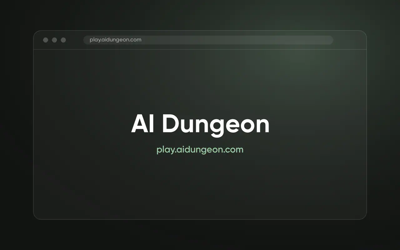 AI Dungeon: official website play.aidungeon.com