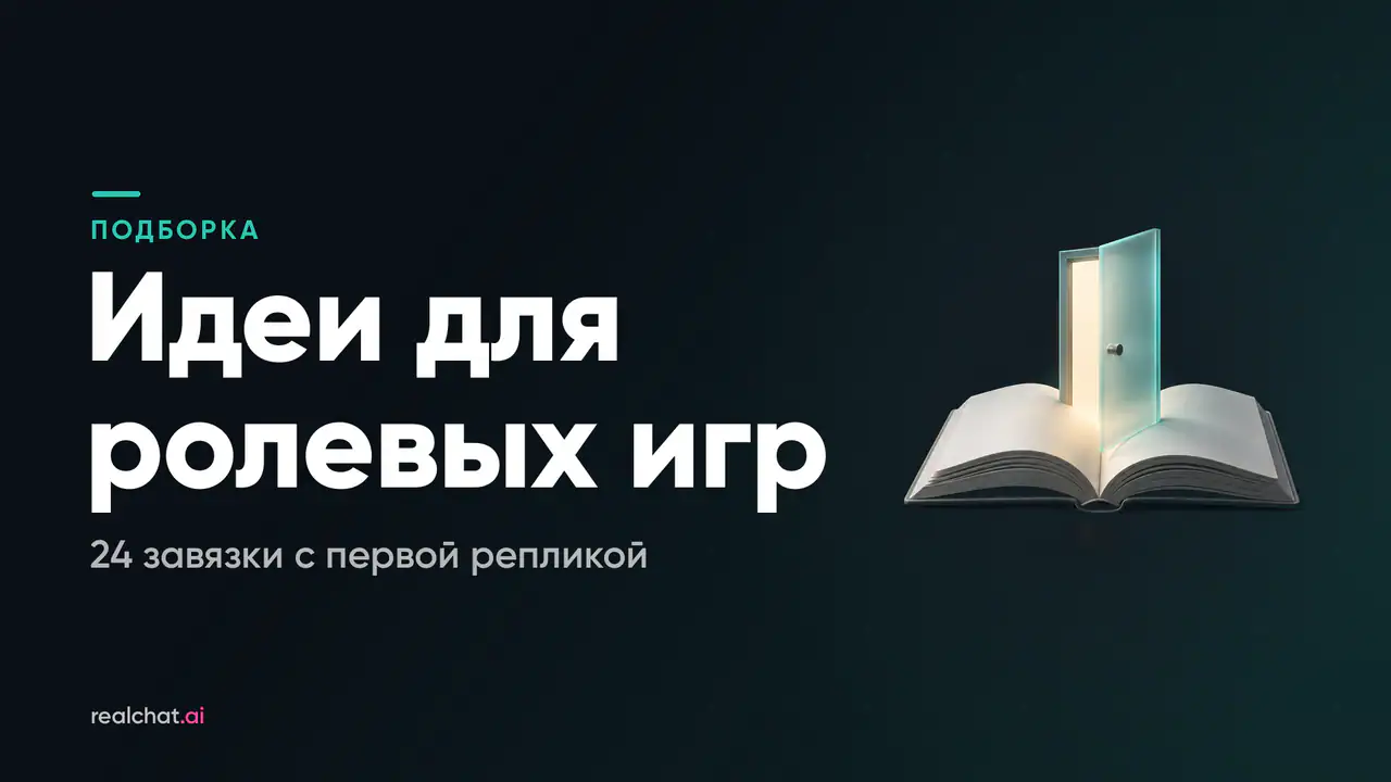 Раскрытая книга с матовыми страницами, на которой стоит приоткрытая дверца из матового стекла, а из проёма льётся мягкий тёплый свет.